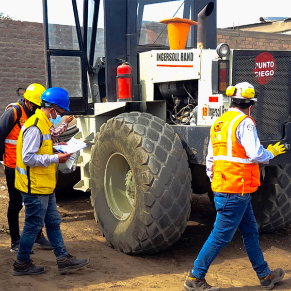 revision de equipos de maquinaria pesada