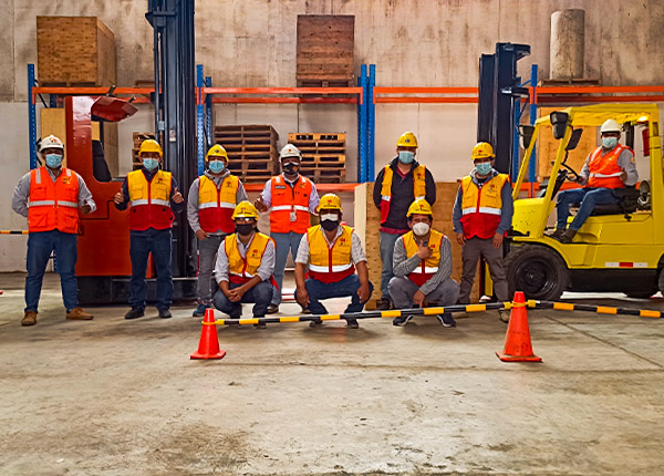 Centro de entrenamiento para el curso de operador de montacargas