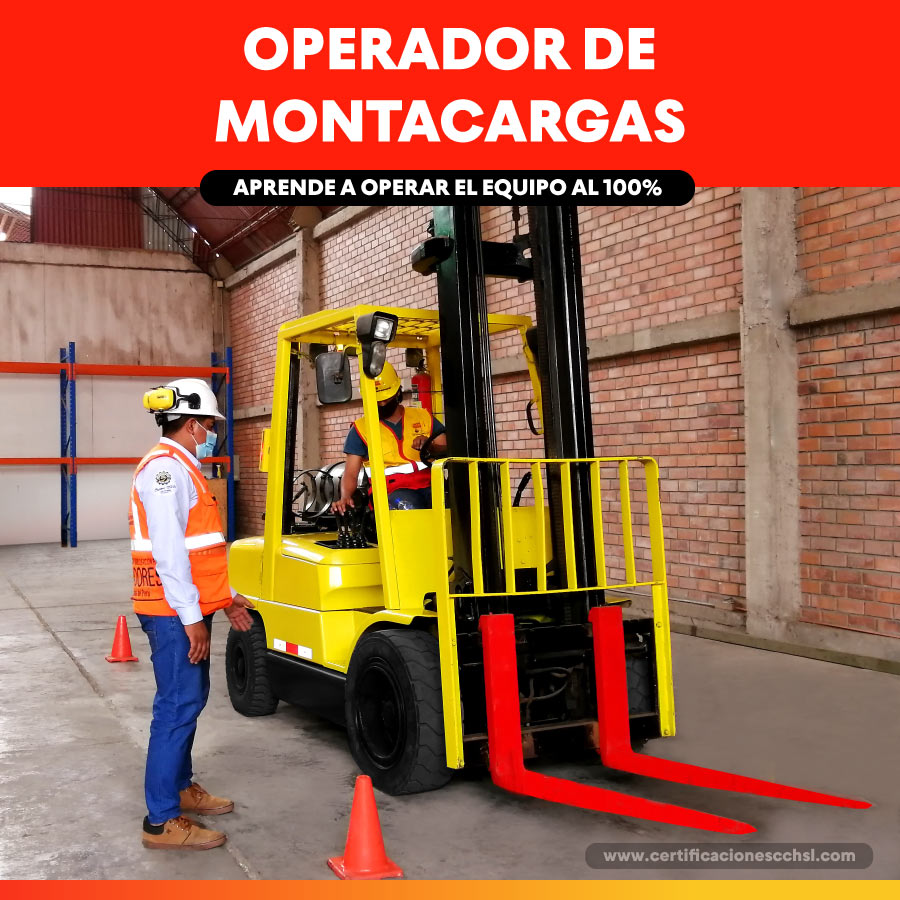 operador de montacargas certificado