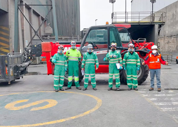 capacitacion de operador de telehandler para empresas