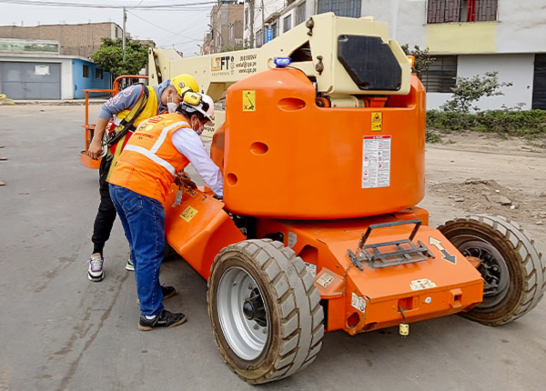 Inspeccion diaria de Manlift