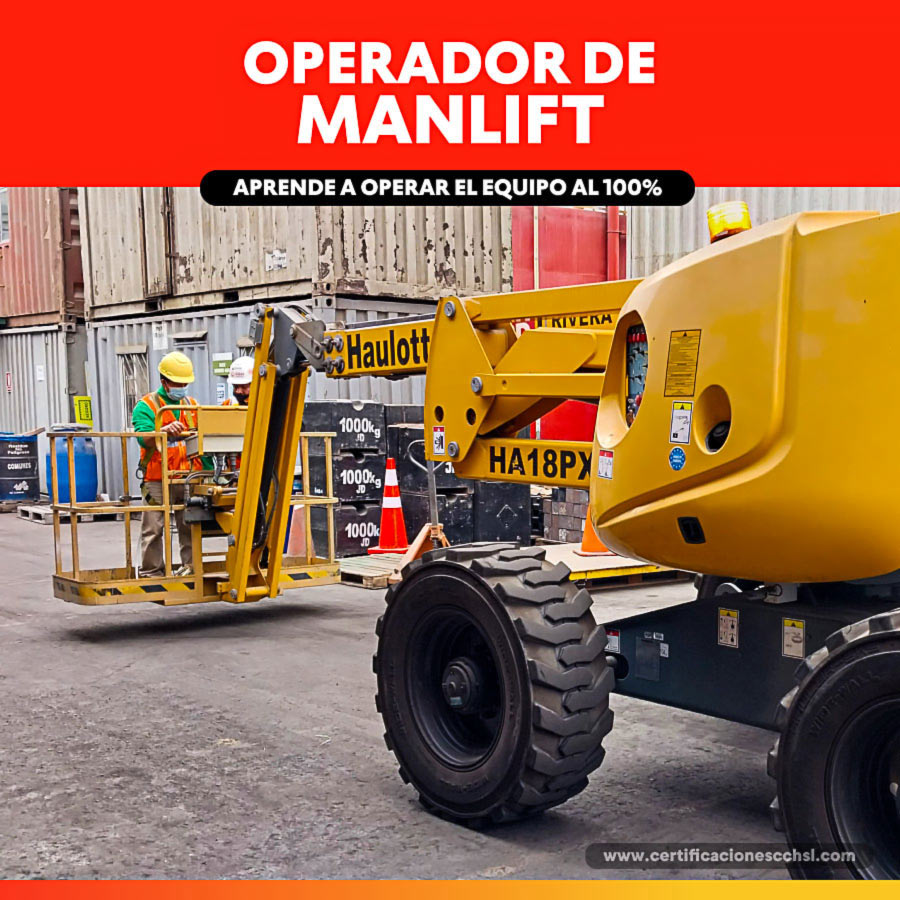 operador de Manlift Certificado